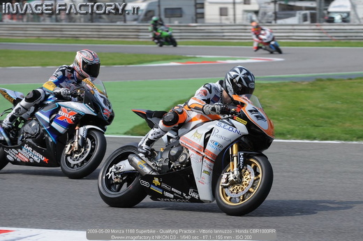 2009-05-09 Monza 1168 Superbike - Qualifyng Practice - Vittorio Iannuzzo - Honda CBR1000RR